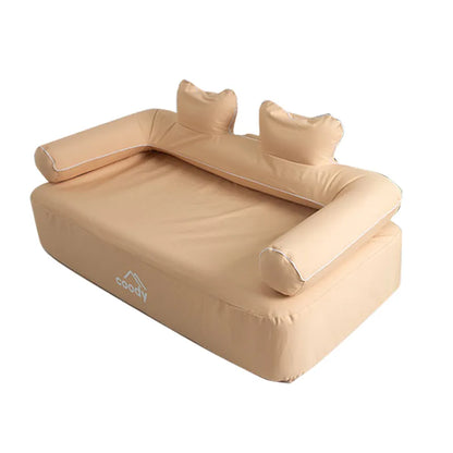 coody inflatable sofa Beige/Olive Green/Black