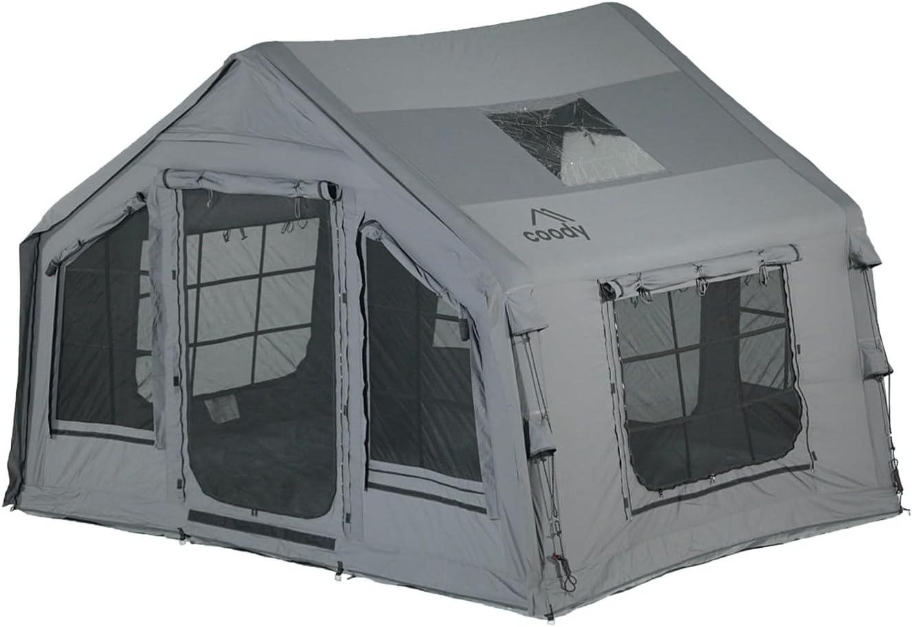 Coody 8.0 Bundle Grau – Zelt + Bodenplane + Teppich | Coody Camping