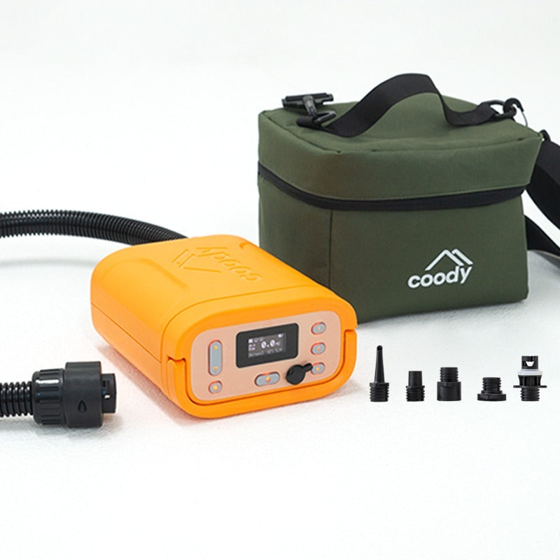Coody Elektrische Luftpumpe CQ-100 Kabellos Orange