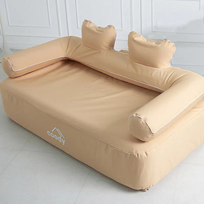 coody inflatable sofa Beige/Olive Green/Black