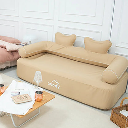 coody inflatable sofa Beige/Olive Green/Black
