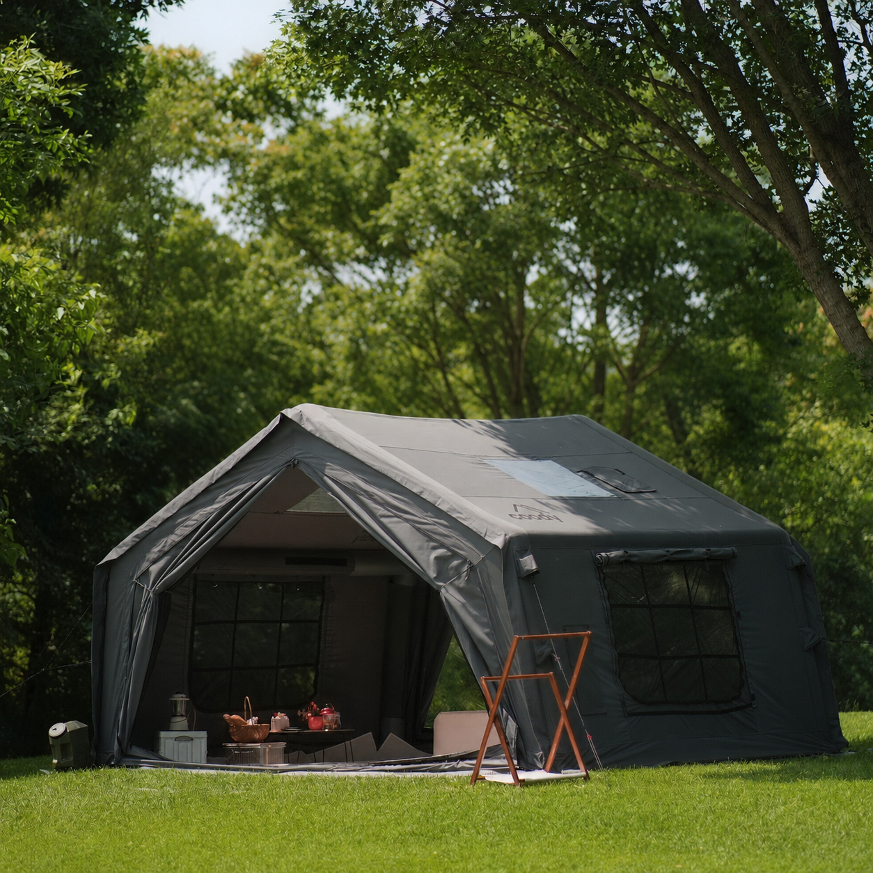 Coody 10.0 Luftzelt Grau – Ansicht 1