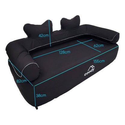 coody inflatable sofa Beige/Olive Green/Black