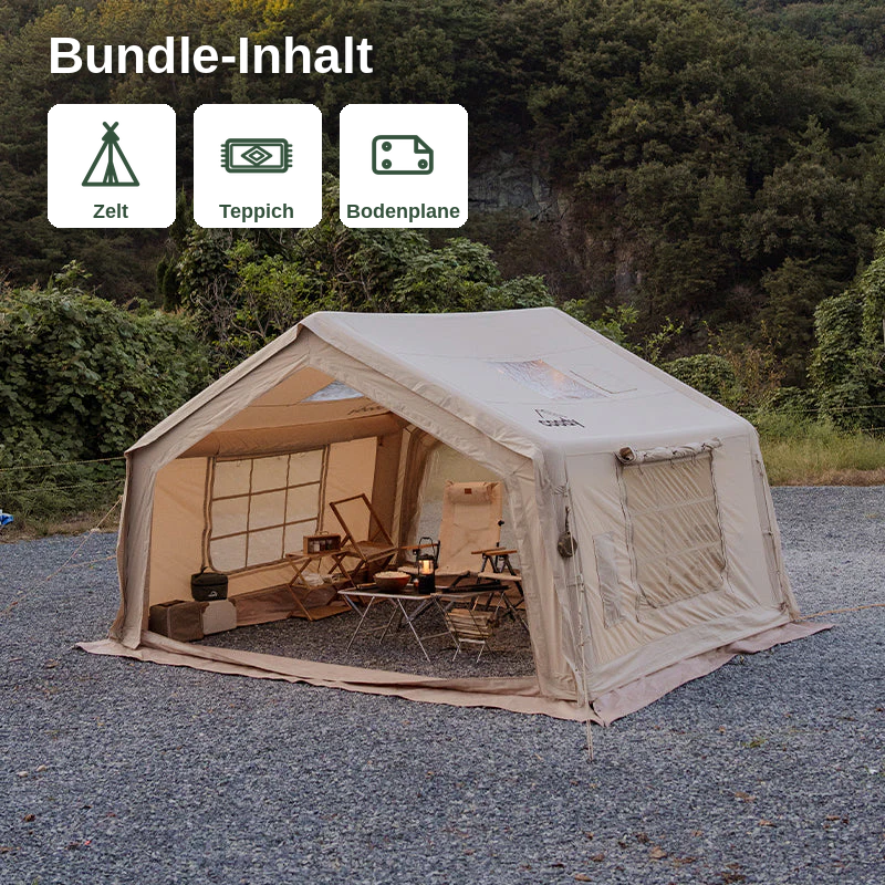 Coody 10.0 Bundle – Zelt + Teppich + Bodenplane
