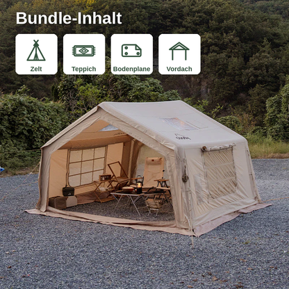 Coody 10.0 Bundle – Zelt + Teppich + Bodenplane + Vordach