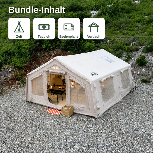 Coody 13.68 Pro Bundle – Zelt + Teppich + Bodenplane + Vordach