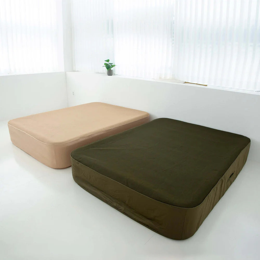 Coody Luftmatratze Single mit Pumpe Beige – Coody – Aufblasbare Zelte & Camping Zubehör