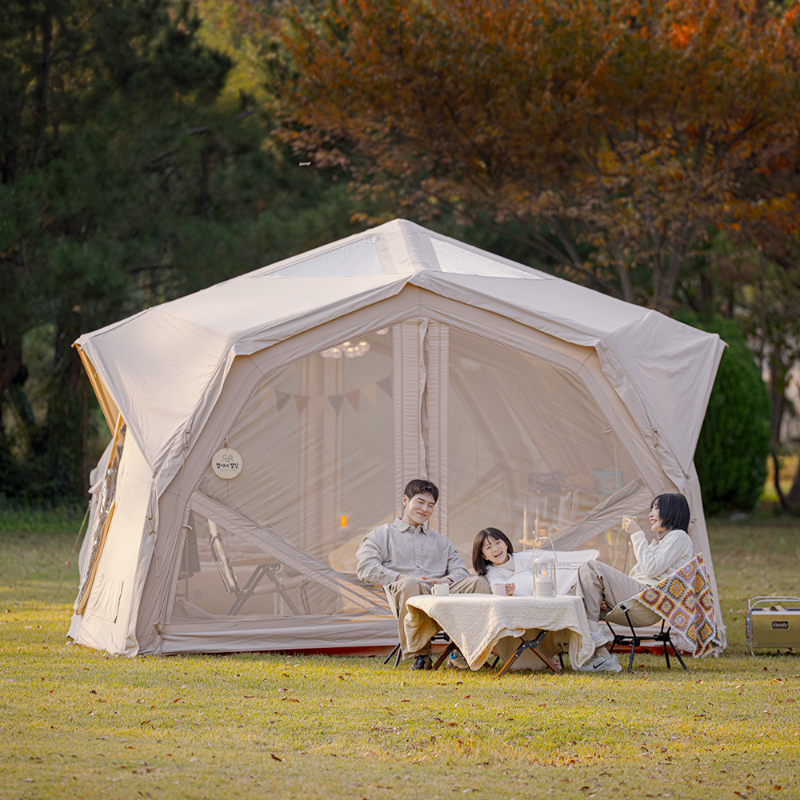 Coody Hub Station Pro Luftzelt Beige
