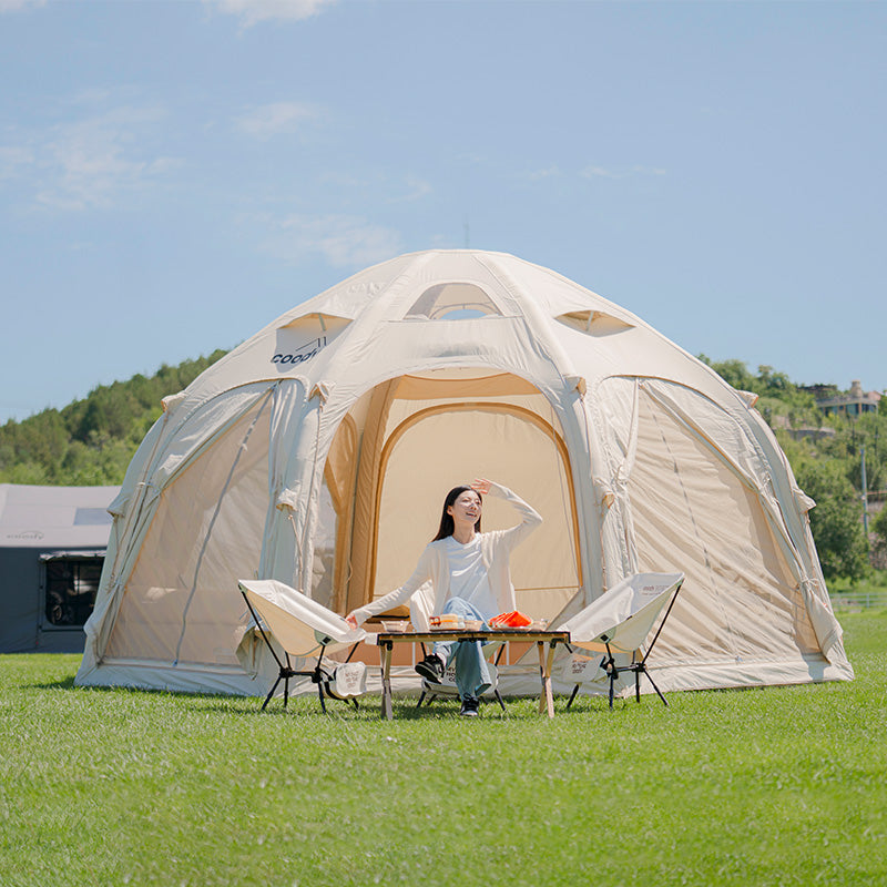 Coody Dome Aufblasbares Kuppelzelt Beige – Coody – Aufblasbare Zelte & Camping Zubehör