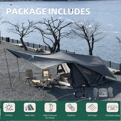 Coody Havena - Premium Inflatable Air Tent – Various Colors verfügbar