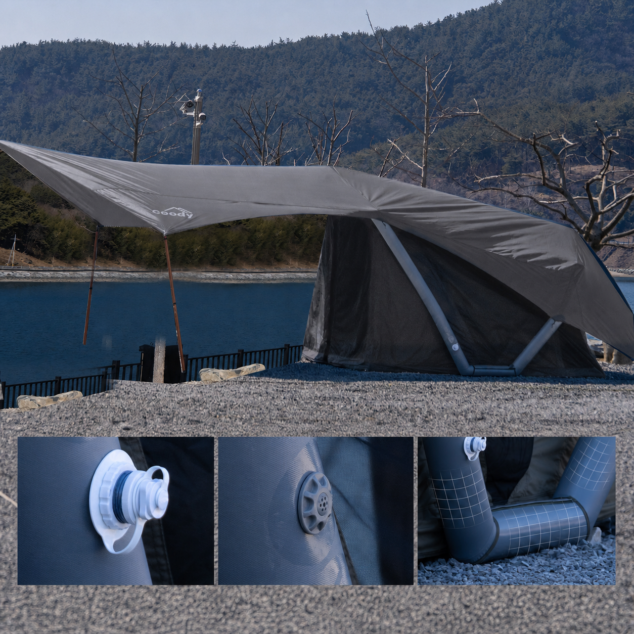 Coody Havena - Premium Inflatable Air Tent – Various Colors verfügbar