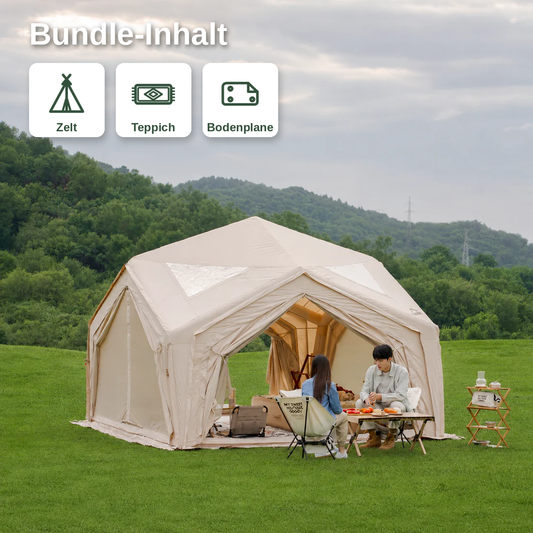 Coody Hub Station Bundle – Zelt + Teppich + Bodenplane