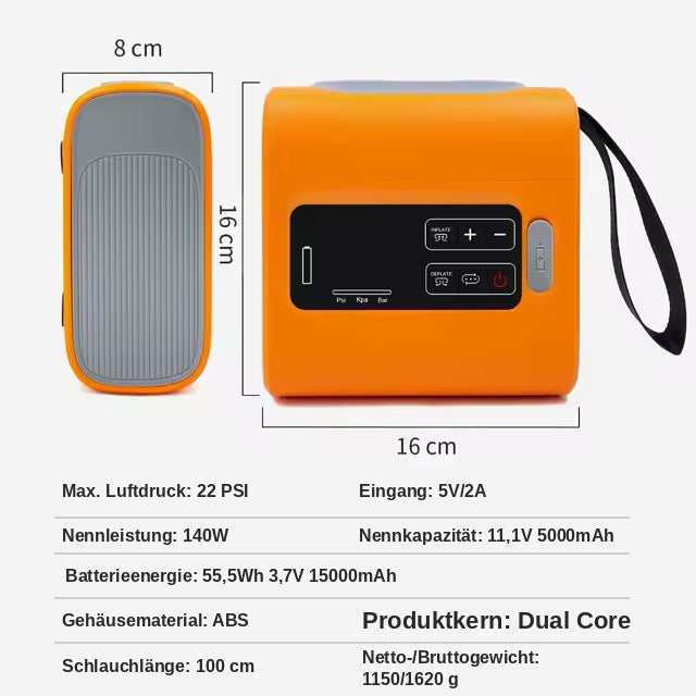Coody Luftpumpe 133P – Technische Daten