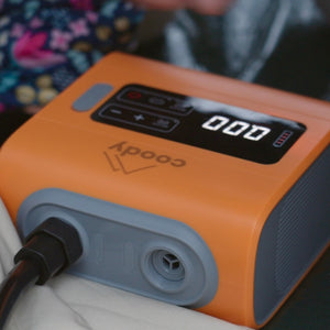 Coody elektrische Luftpumpe 133P Lithium Orange