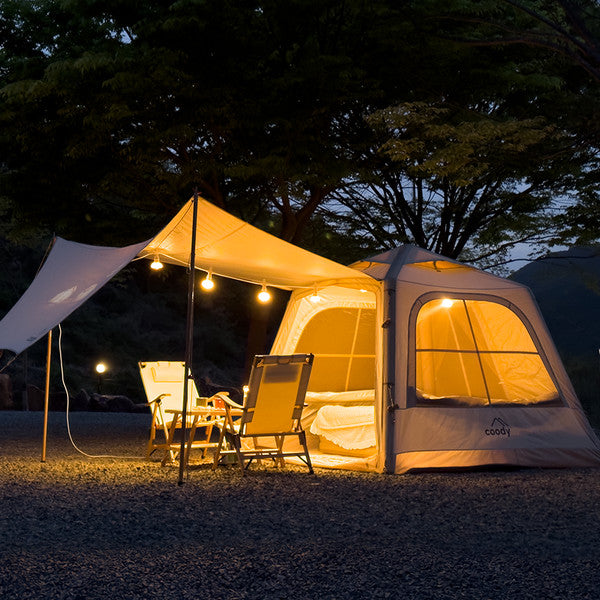 Coody 5.8 Aufblasbares Luftzelt Beige – Coody – Aufblasbare Zelte & Camping Zubehör
