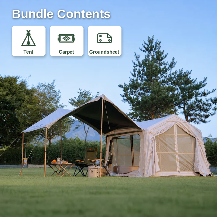 Coody 7.0 Bundle – Tent + Carpet + Groundsheet