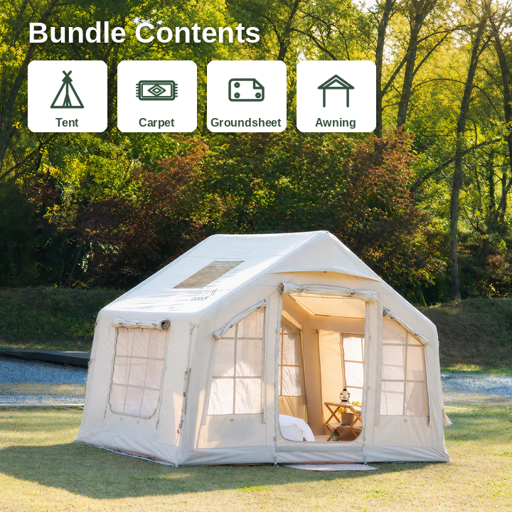 Coody 8.0 Bundle – Tent + Carpet + Groundsheet + Awning