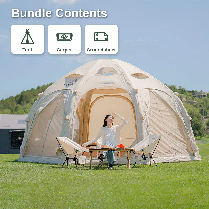 Coody Dome Bundle – Tent + Carpet + Groundsheet